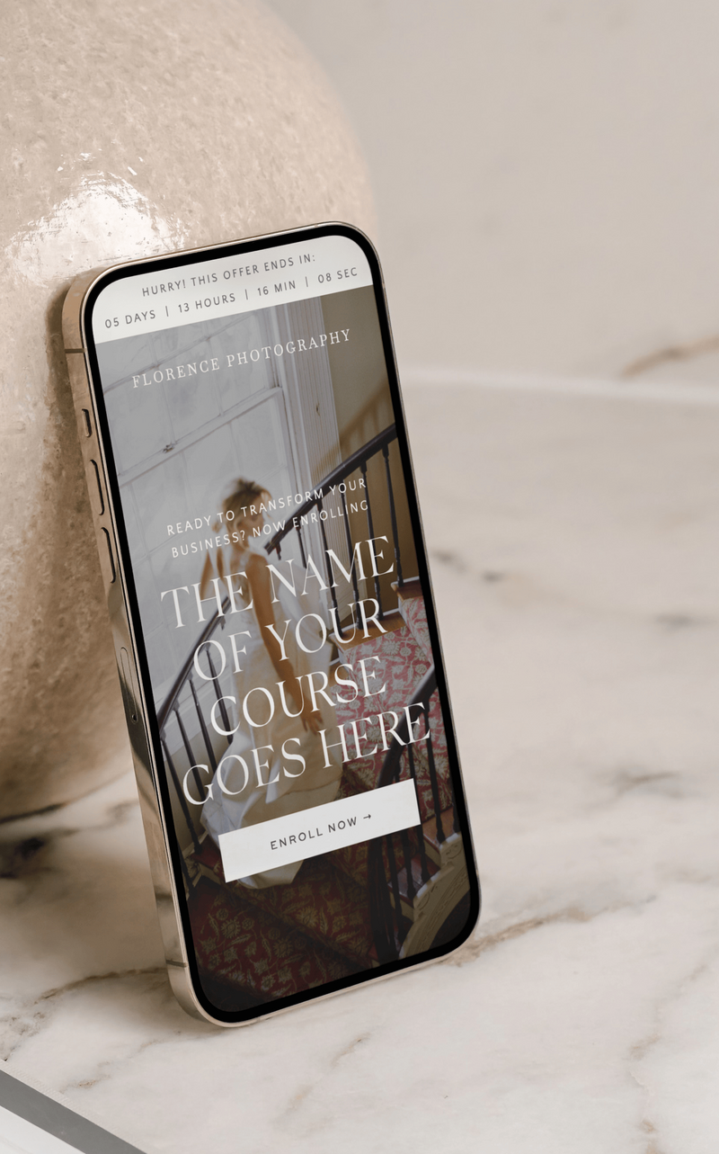 Showit Website Template