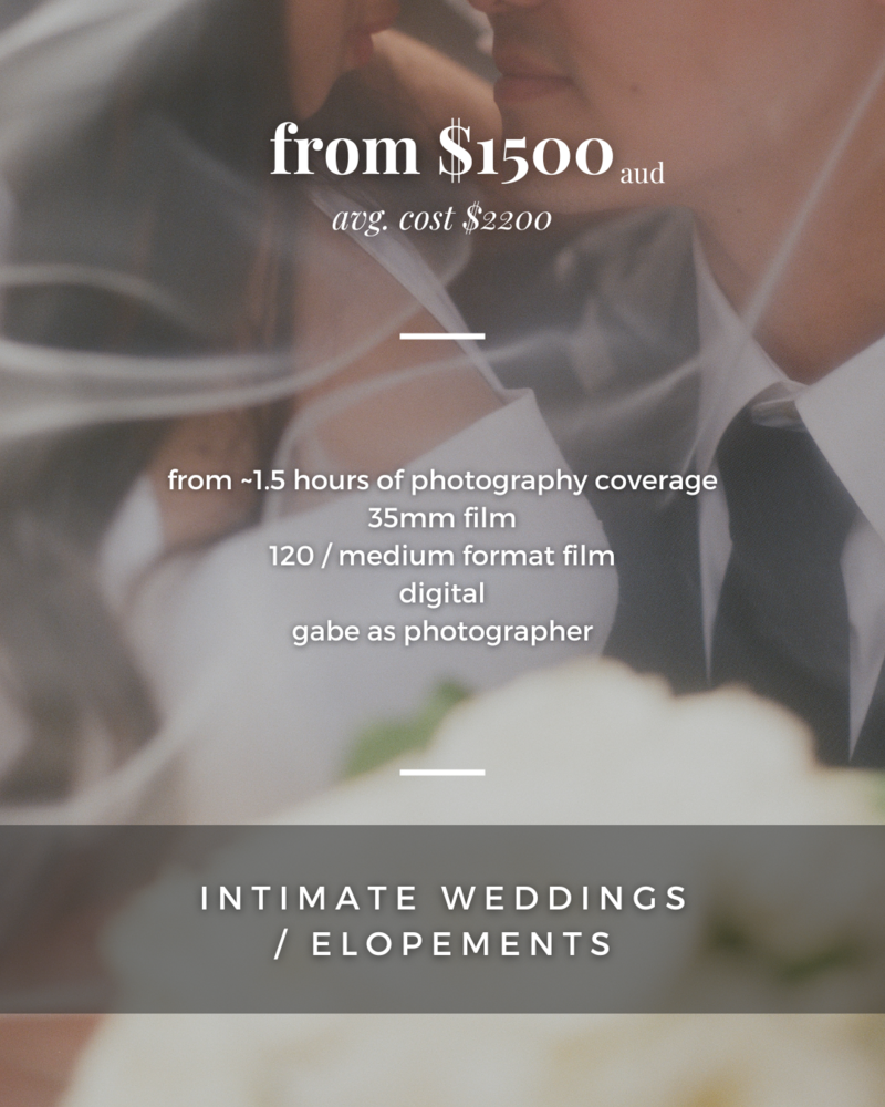 elopements on film, 35mm and 120 film