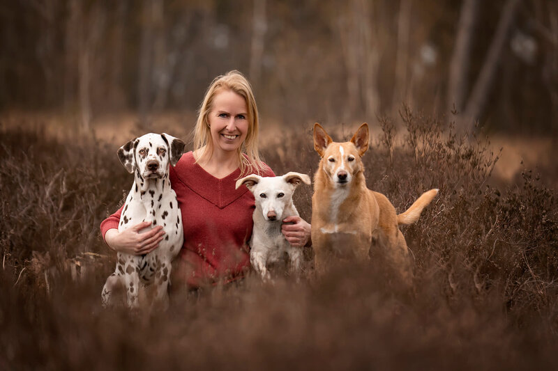 Tessa Meynen - met Pixel, Galia en Zino