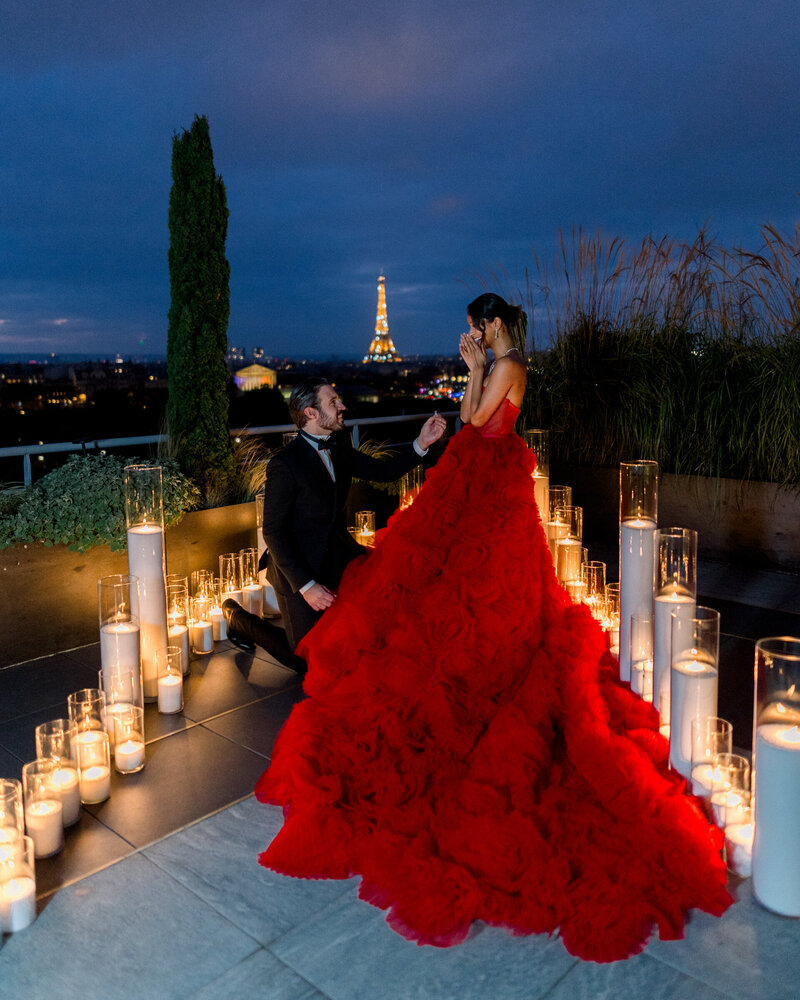 Paris Engagement Photoshoot Le Meurice
