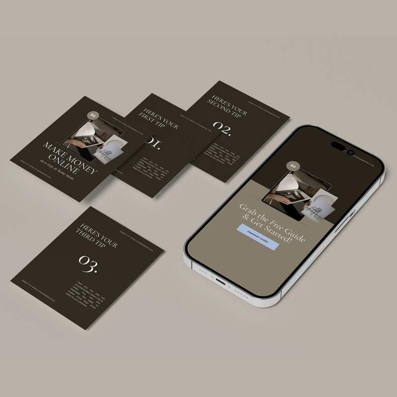 Carousel post Canva template