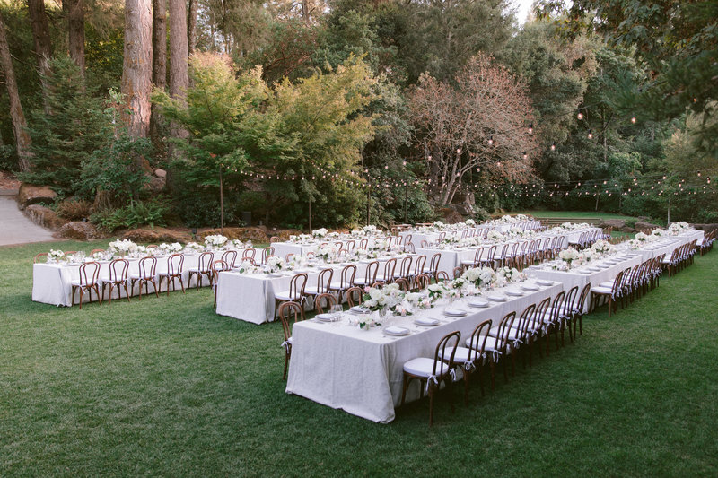 Wedding by Jenny Schneider Events at Meadowood luxury resort in Saint Helena in Napa Valley, California.