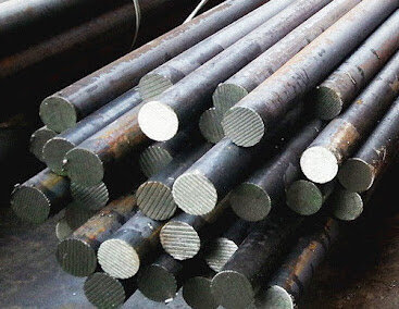 A stack of Plain Round Bars supplier Rubicon Steel
