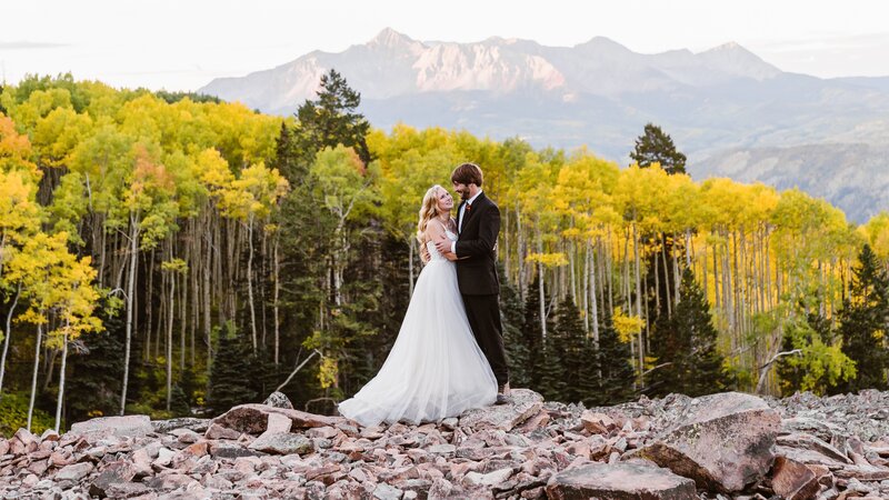 Telluride, Colorado fall elopement with Colorado elopement photographer Alpine Vows