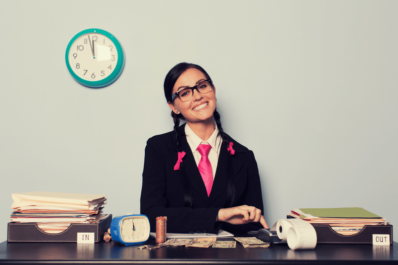 Working Woman Relieved