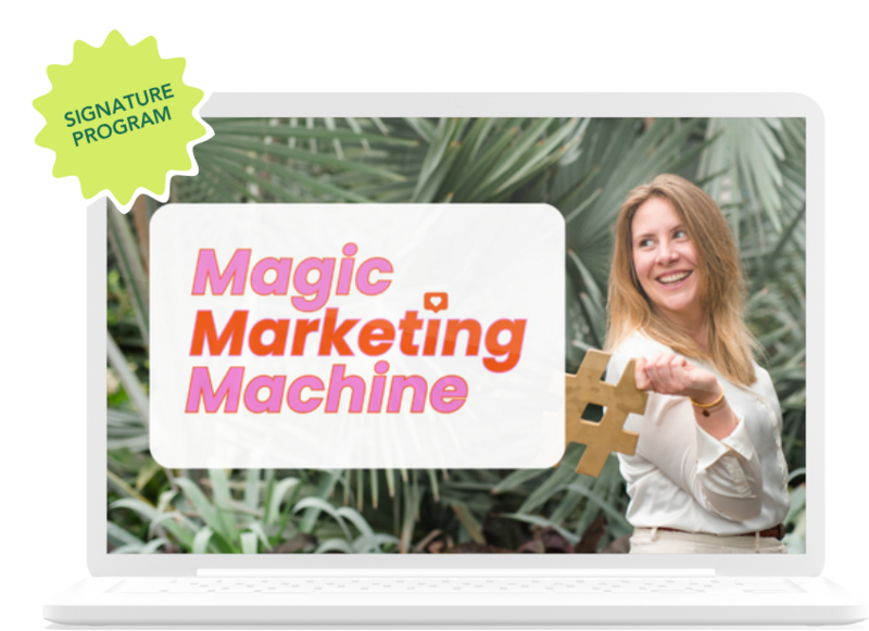 Image representing Magic Marketing Machine course for mastering Instagram client attraction