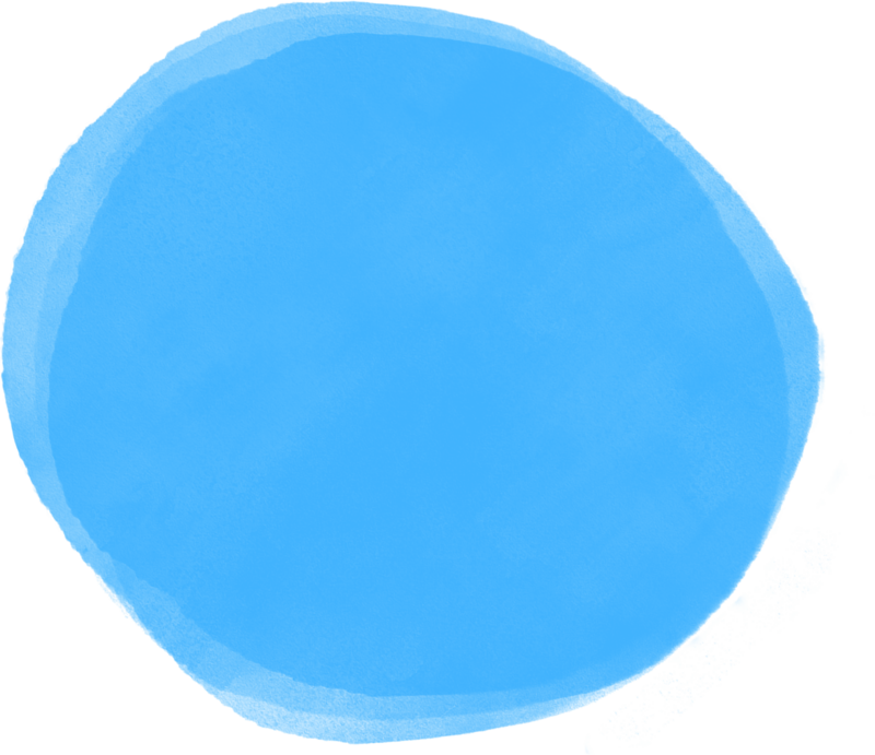 blue circle