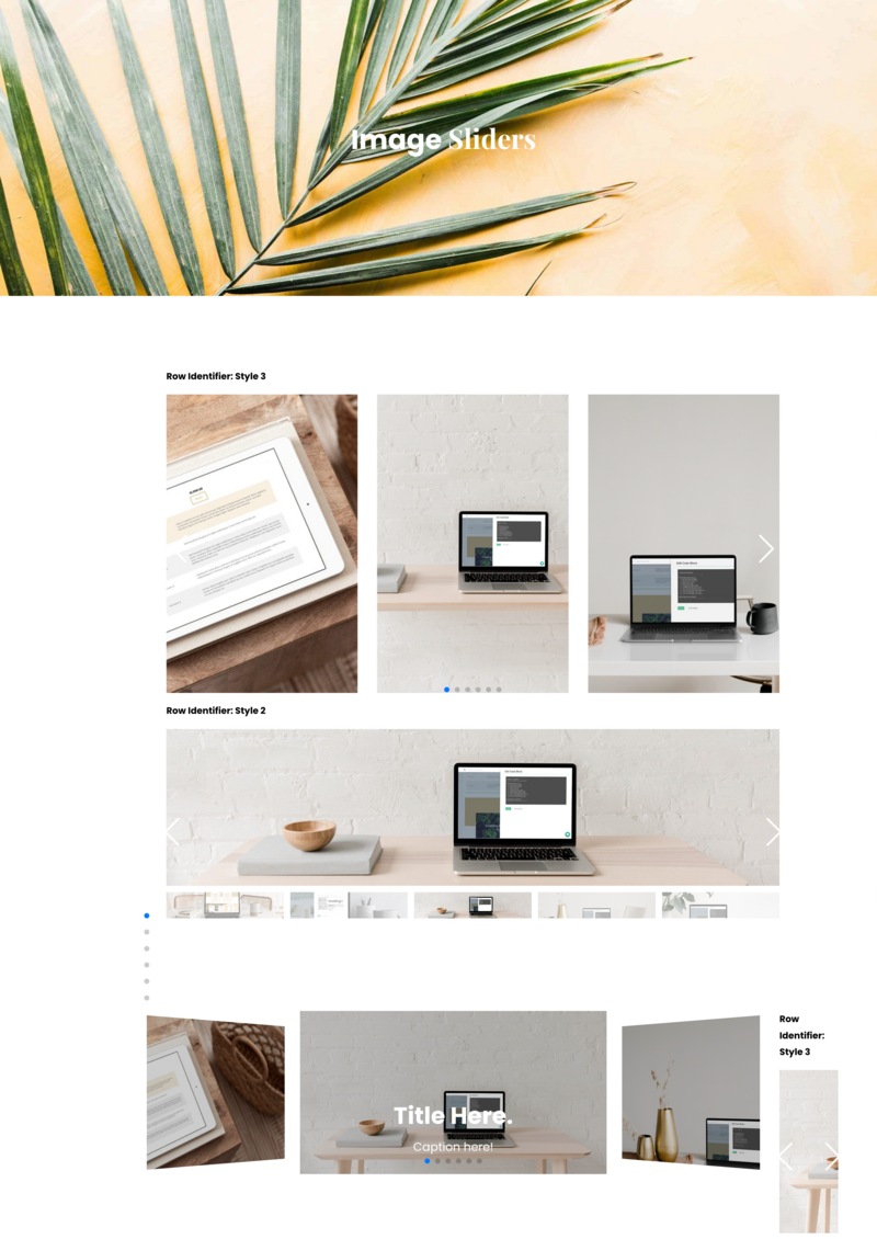 Code Snippets - Image Sliders