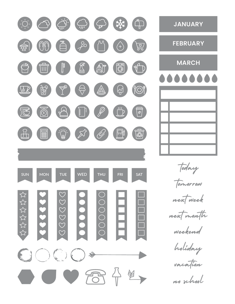 20 Five Digital Planner No 14 by Click 2 Plan-2