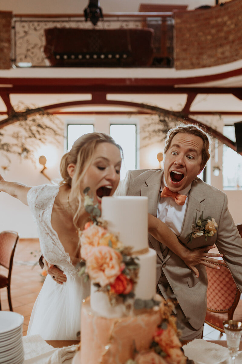 Hochzeitspaar in der Grube Ferdinand in Neuwied