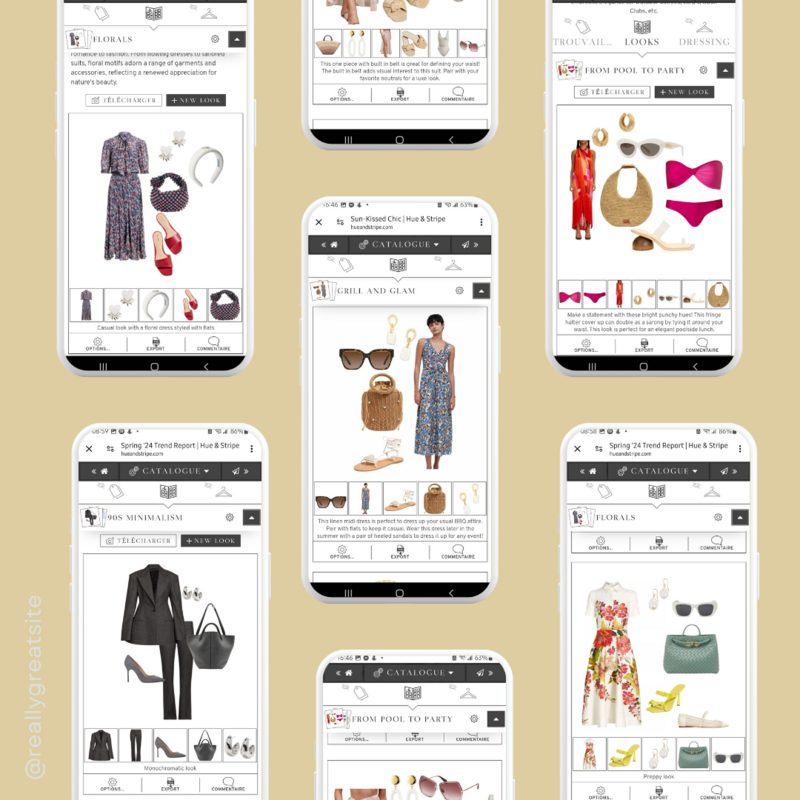 30 outfit look book styling service