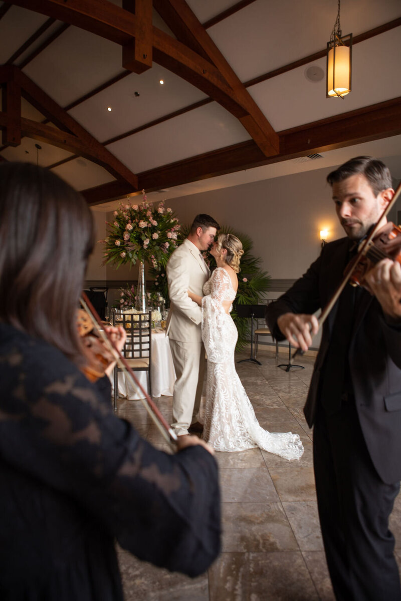 Elegant Raleigh wedding reception planned by a top wedding planner, capturing love and celebration.