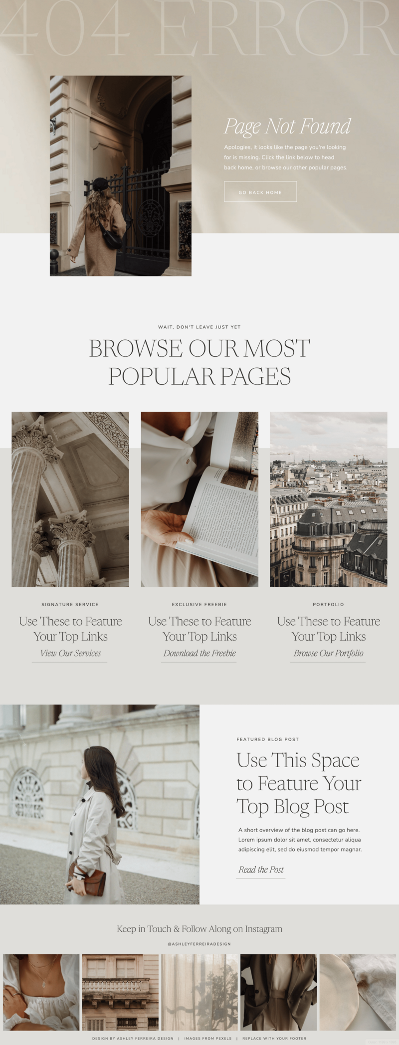 Showit Website Template