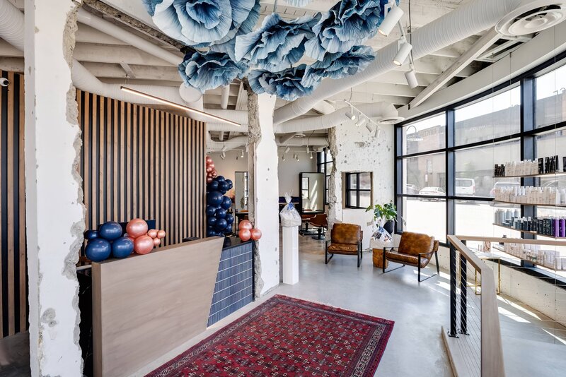 Hair salon interior design