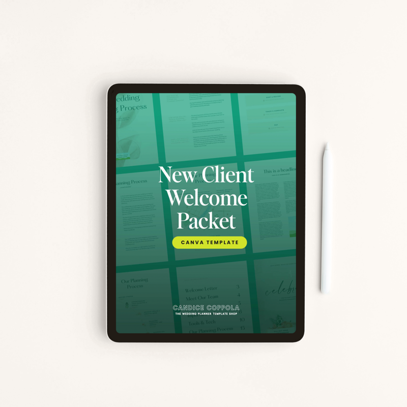Wedding Planner Onboarding Canva Template 1