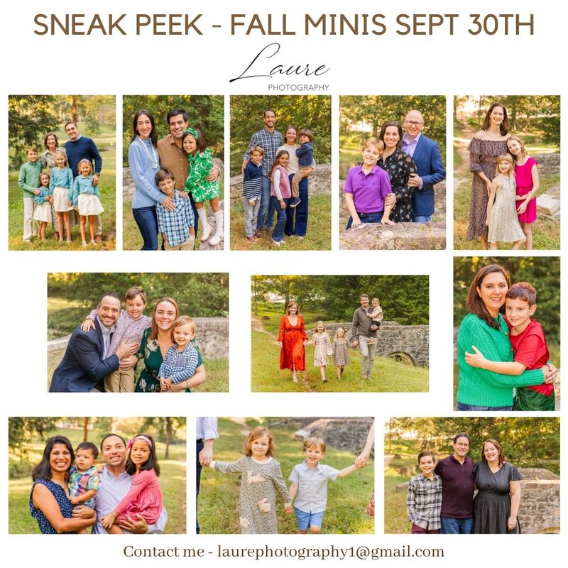 Fall mini-sessions Atlanta photographer