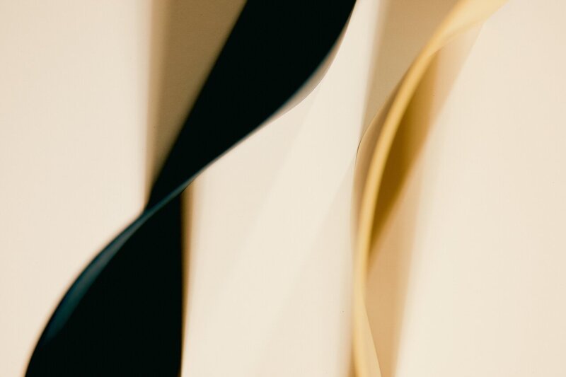 Gold earrings detail