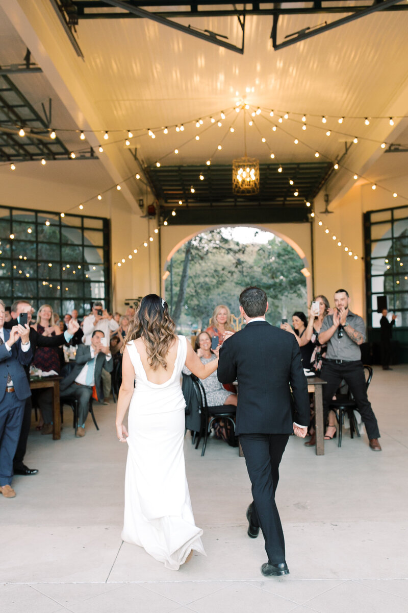 bridal portraits at Mission Ranch Carmel in front of cottage