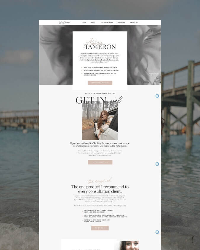 Showit Website template