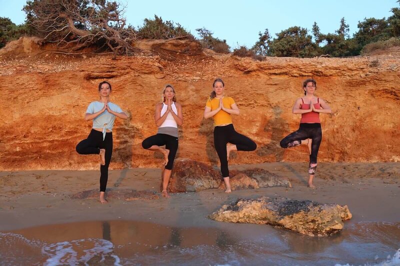 Students embracing the complete yogic lifestyle during their training.