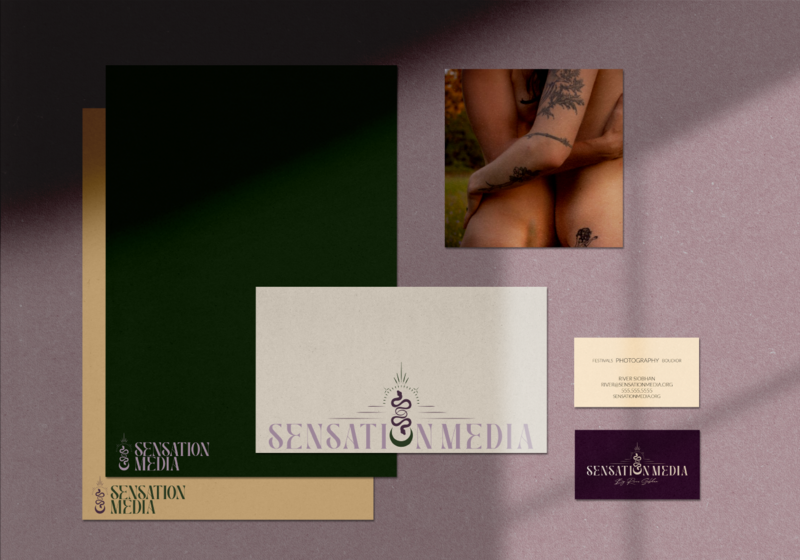 SENSATION MEDIA STATIONARY MOCKUP