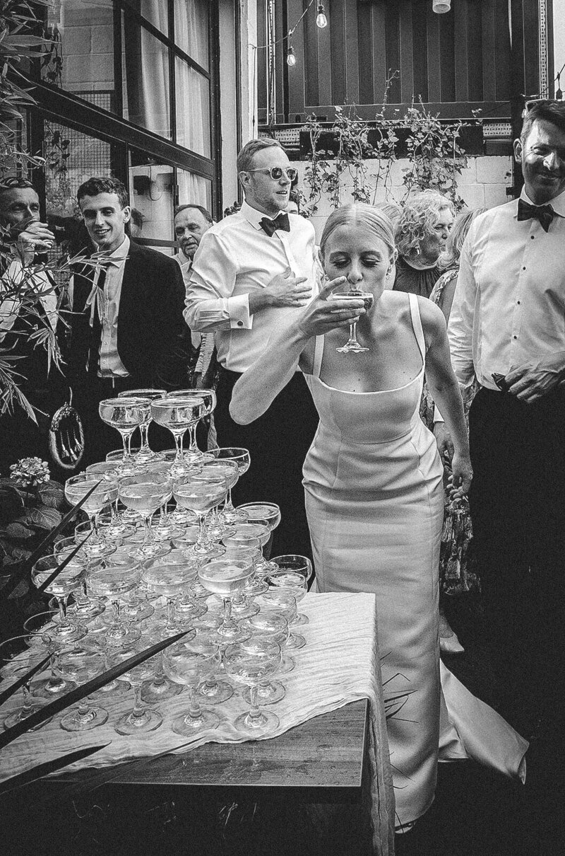 London wedding photographer Samantha Portman holding a coffee cup in a London coffee shop