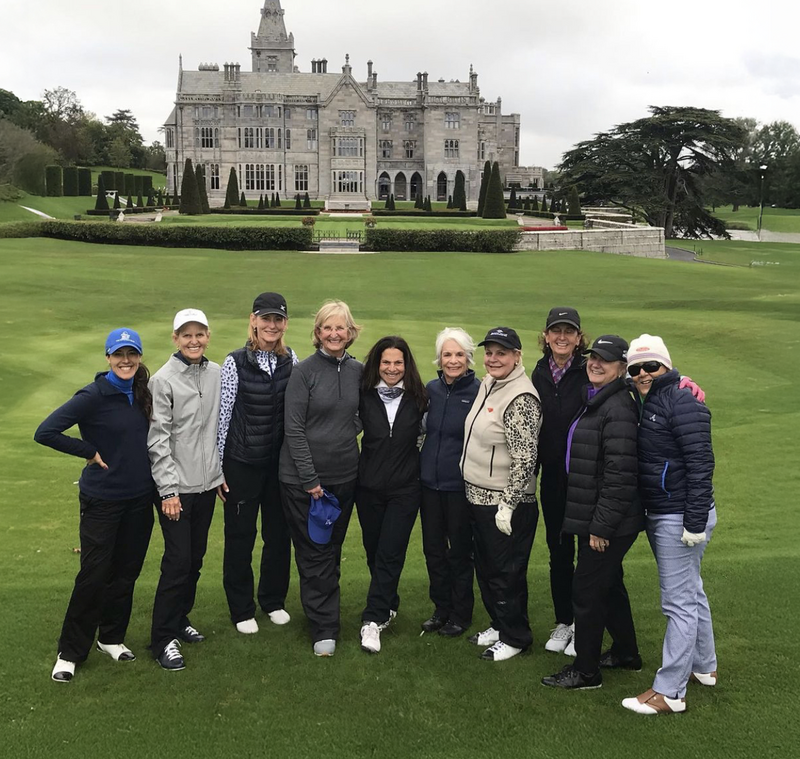 Renee O’Higgins, PGA and LPGA golf instructor in Ireland for a golf retreat.