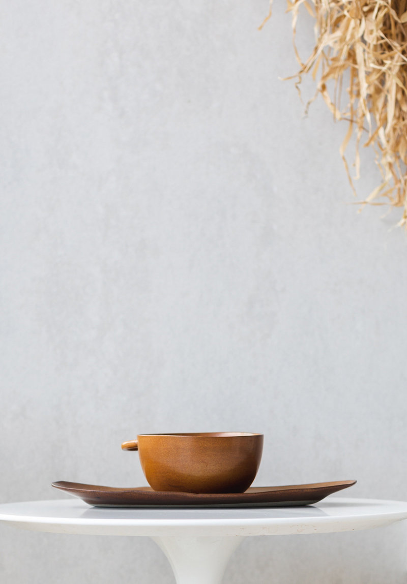 Amanda Wyeth Design| Salt & Pepper Nomad Pottery Bowl Platter