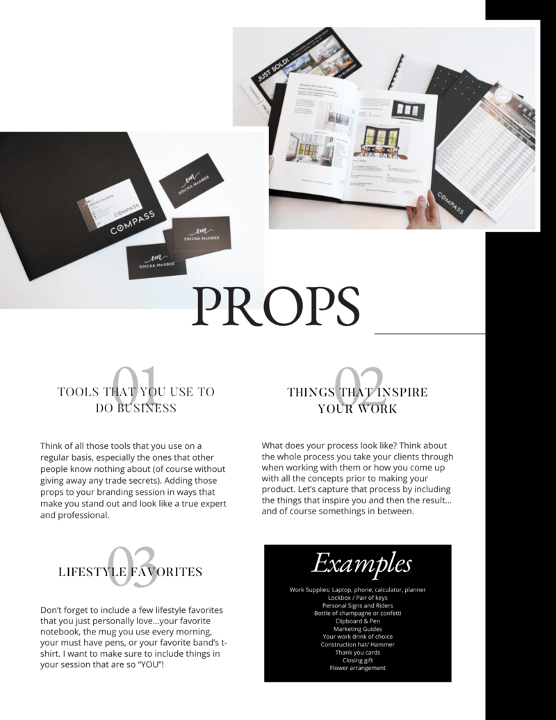custom brand session style guide for realtor1