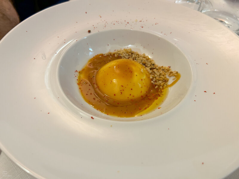 Dessert at Alla Lunga Ristorante in Genoa, Italy