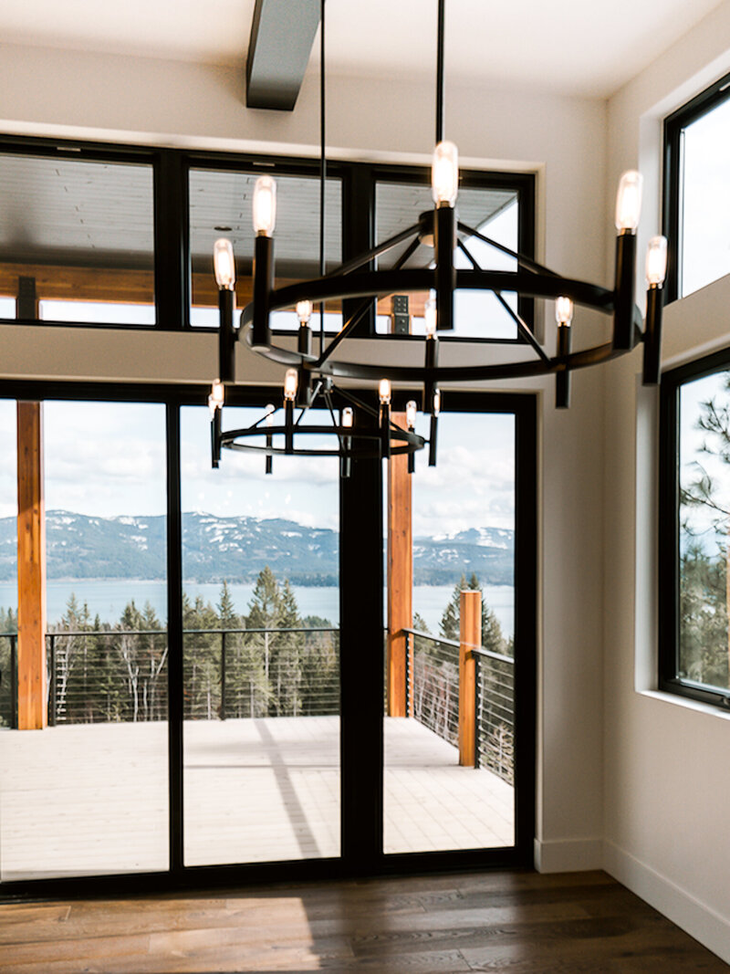 mountain modern chandelier