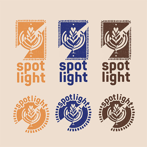 Identité visuelle Spotlight réalisés par Sagittae Design