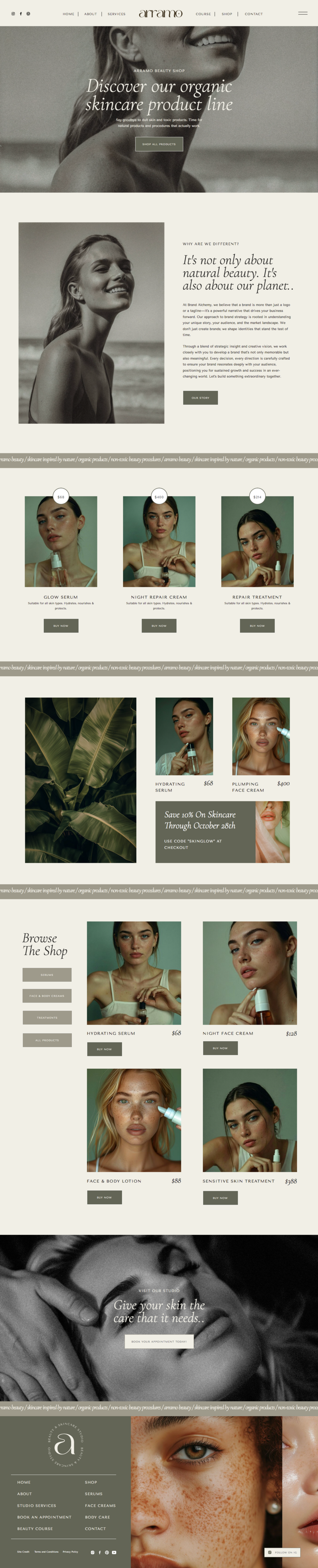 Portfolio project five brand and website mockup5