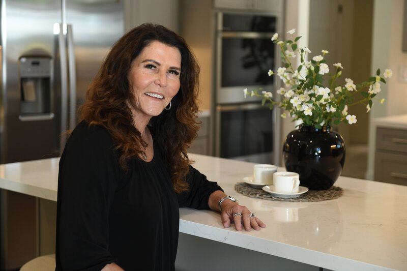 Karen Dayton of Staging Pros at one of her staged homes.