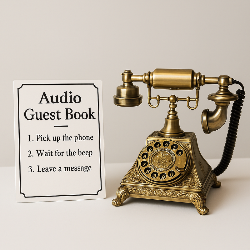 rent an audio guest book in Chicago for an affordable price