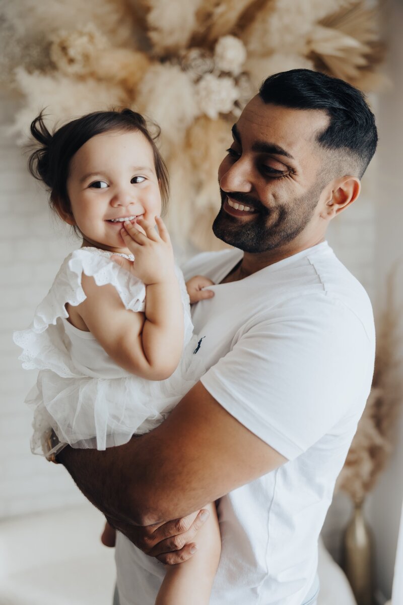 Dad with Daughter