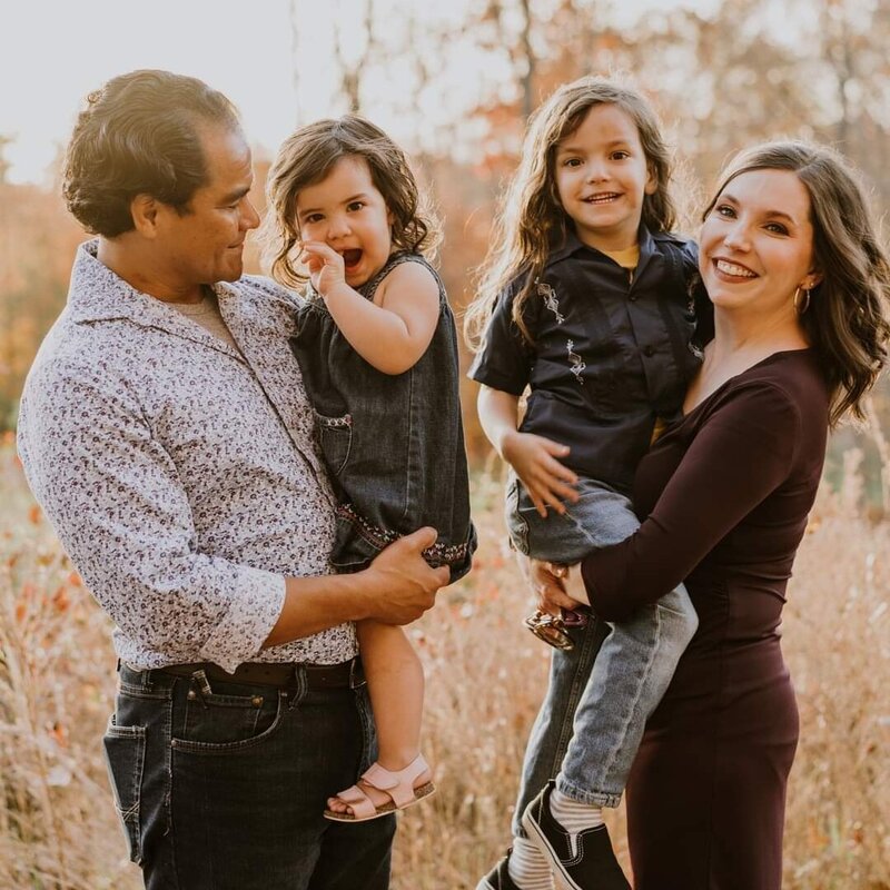 Picture of Kara and her family.