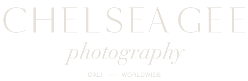 Chelsea Gee Photography Main Logo White