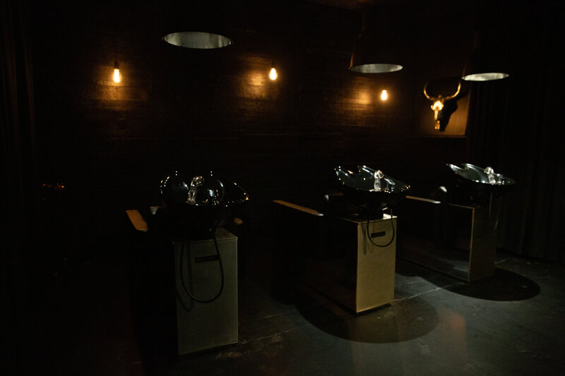 Trainer taking a breath between workout