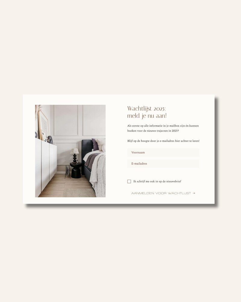 Opt-in forms Wahiba Wonders 4