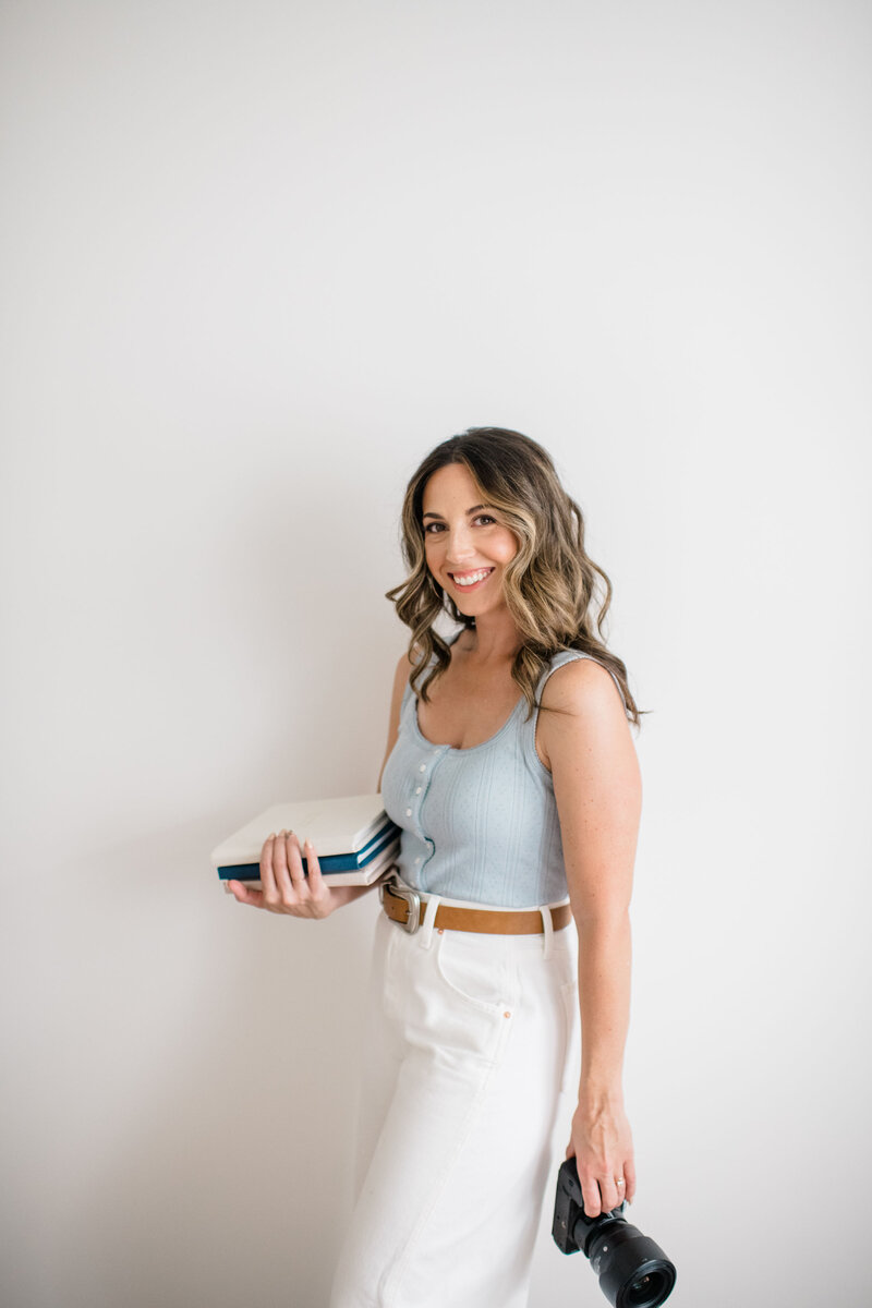 Bride and groom walk up memorial steps at their DC wedding