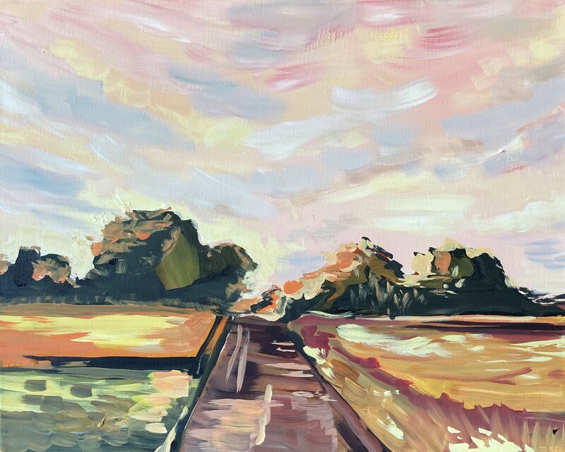 Sunkissed Fields 16 x20