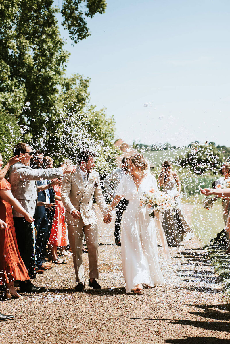 Confetti shoot at Broadfield Court