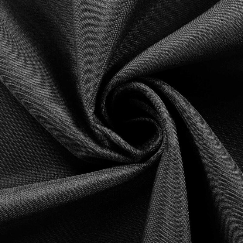 Poly dinner napkin-black-Rori Ranch Rentals