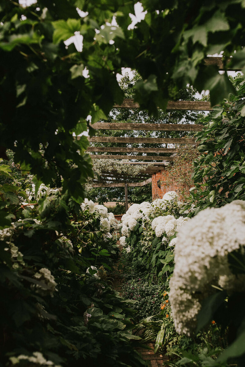 Ground for a wedding at Dewsall Court