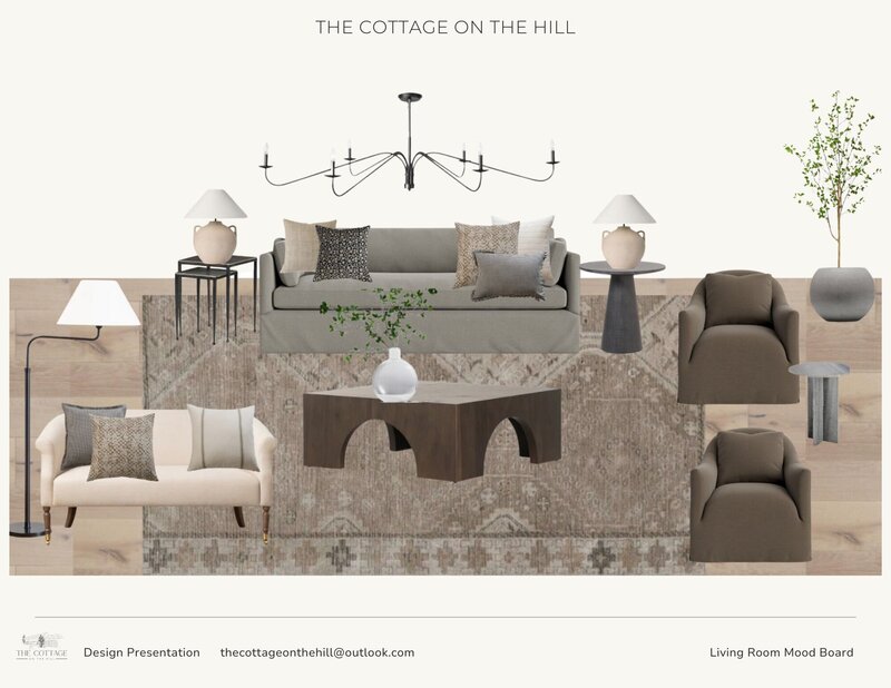Transitional Elegant Living Room