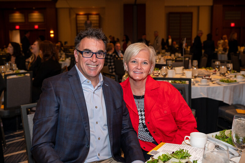 Seated corporate guests enjoying a business luncheon, professionally photographed by MISGIF at a Phoenix, Arizona corporate event.
