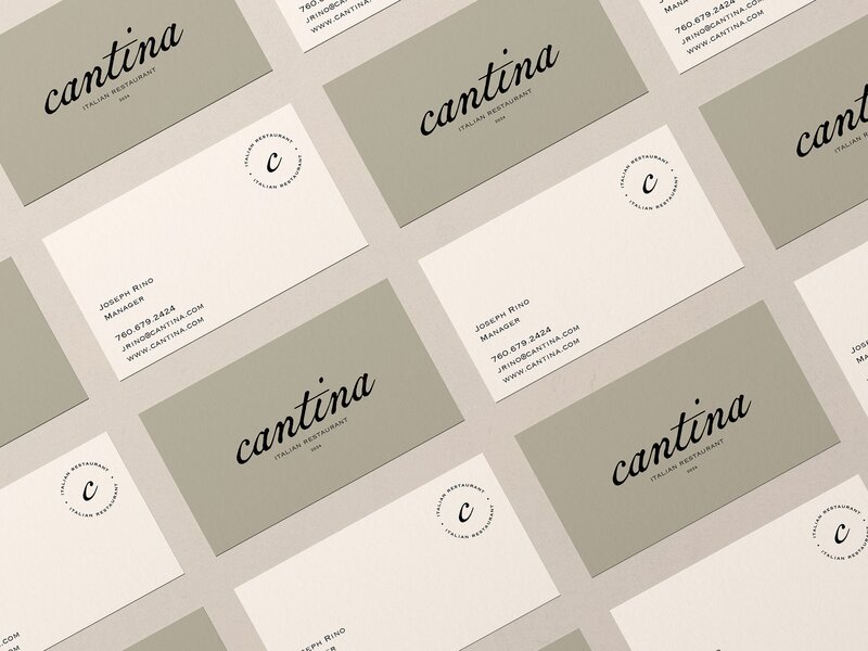 Elegant branding for a restaurant and cocktail lounge, featuring a refined color palette and modern elements.
