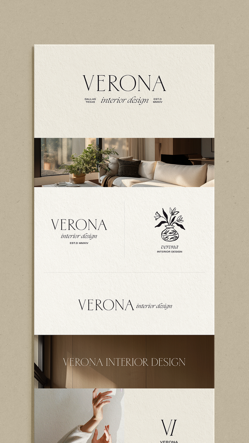 Charlotte Semi Custom Brand Template | Floral, Feminine, Classic Brand