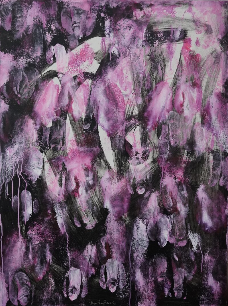 Myriad 09 - Acrylic painting on Canvas -  2023 - 36x48